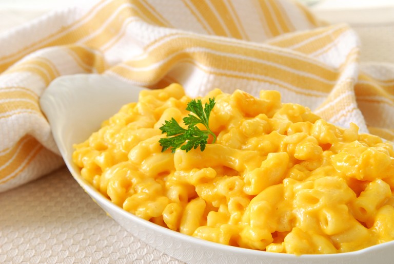 Bowl-Of-Macaroni-And-Cheese